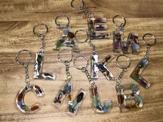 Letter key ring