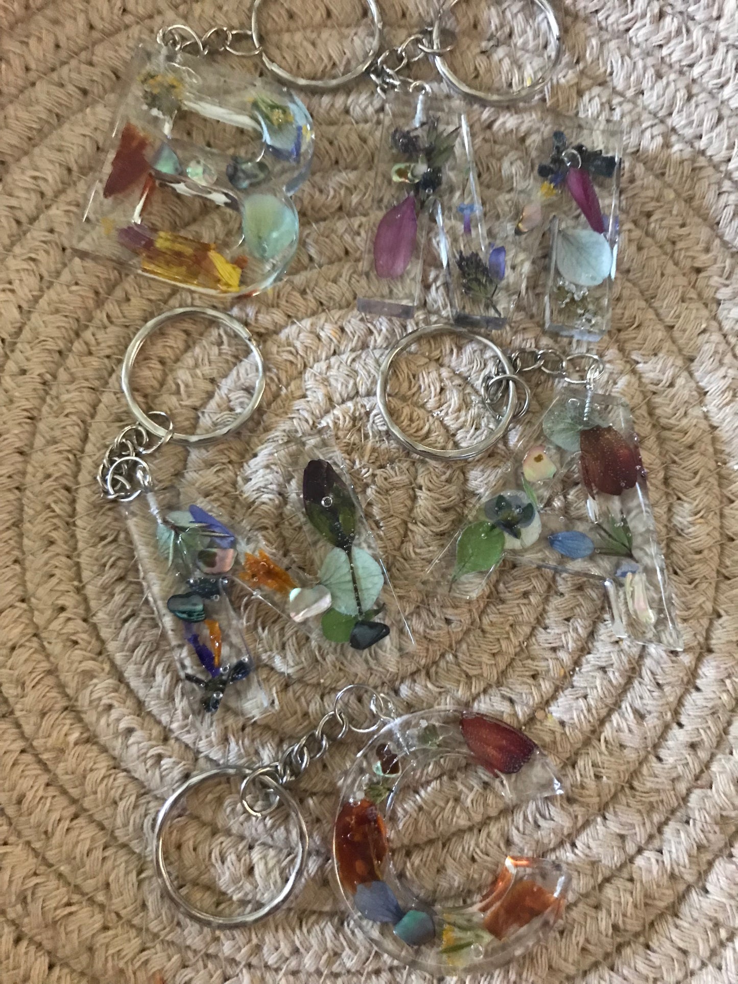 Letter key ring
