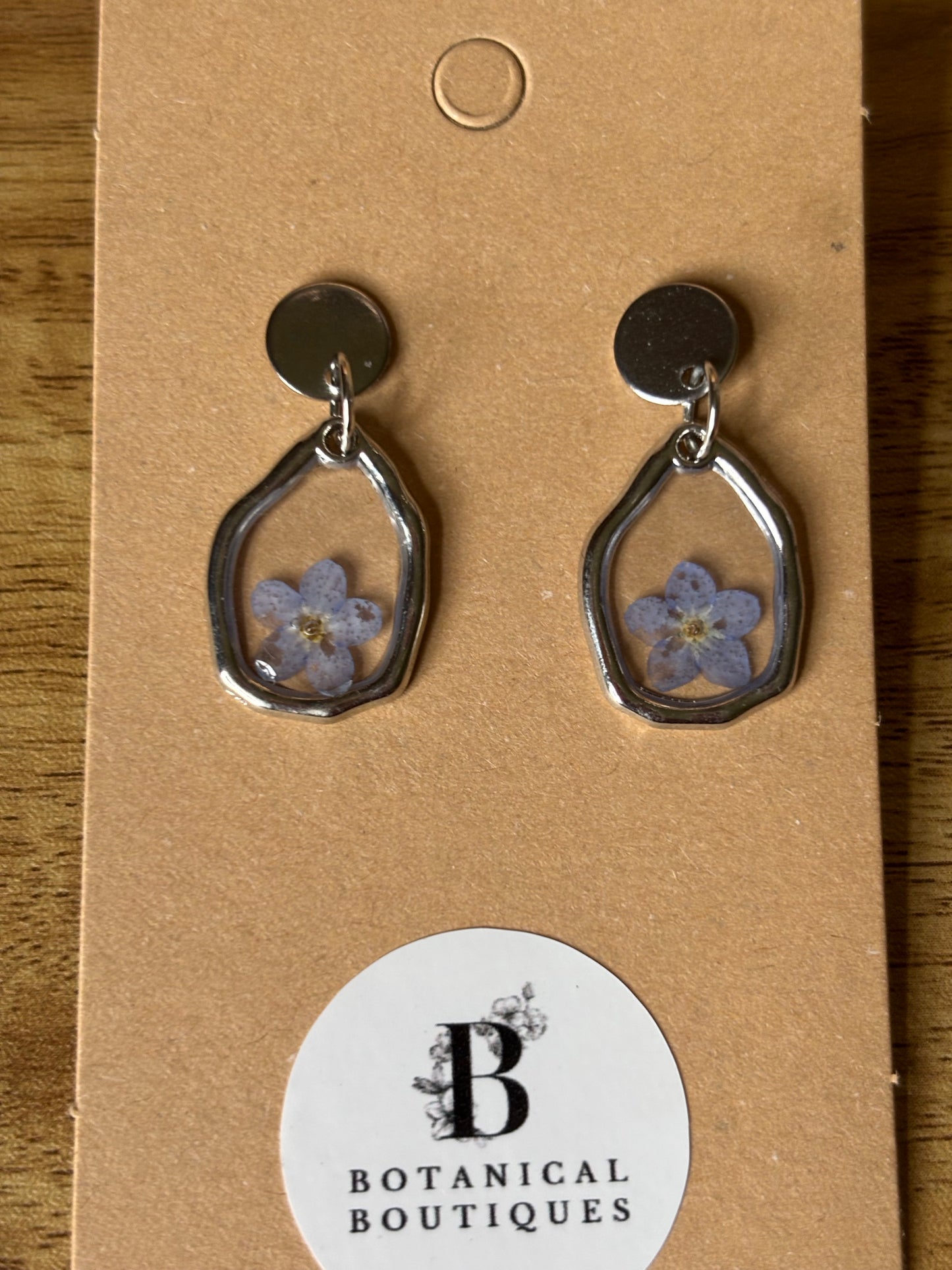 Dainty forget-me-not earrings